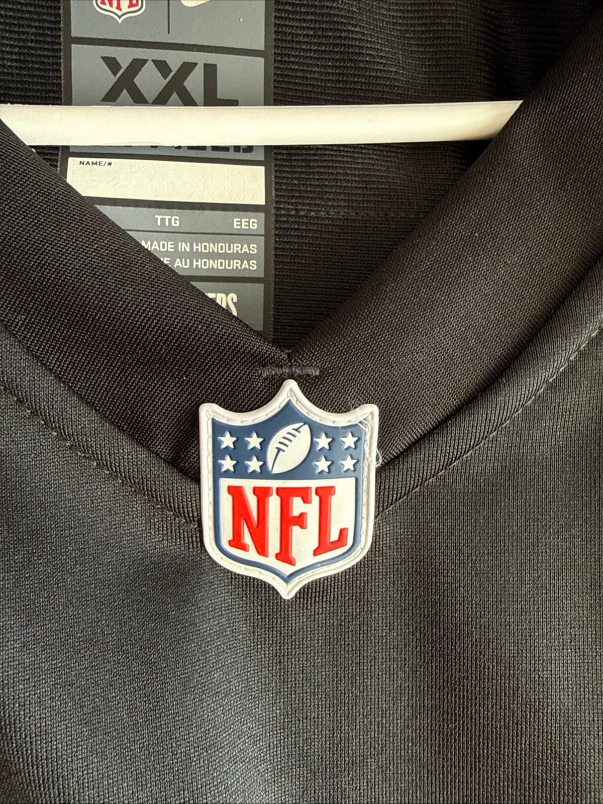 Men’s Nike AJ Hawk #56 Oakland Raiders NFL Football Jersey Sz 2XL - Black RARE - Thumbnail 5