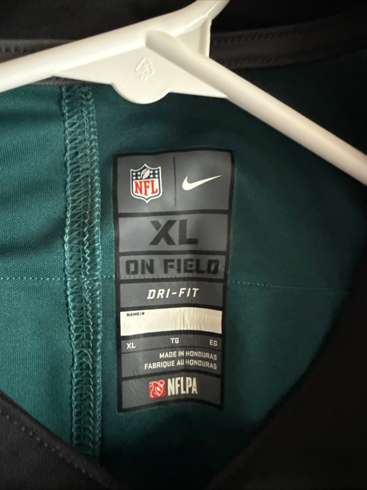 Men’s Nike Carson Wentz #11 Philadelphia Eagles Vapor Limited Jersey Sz XL Green - Thumbnail 4