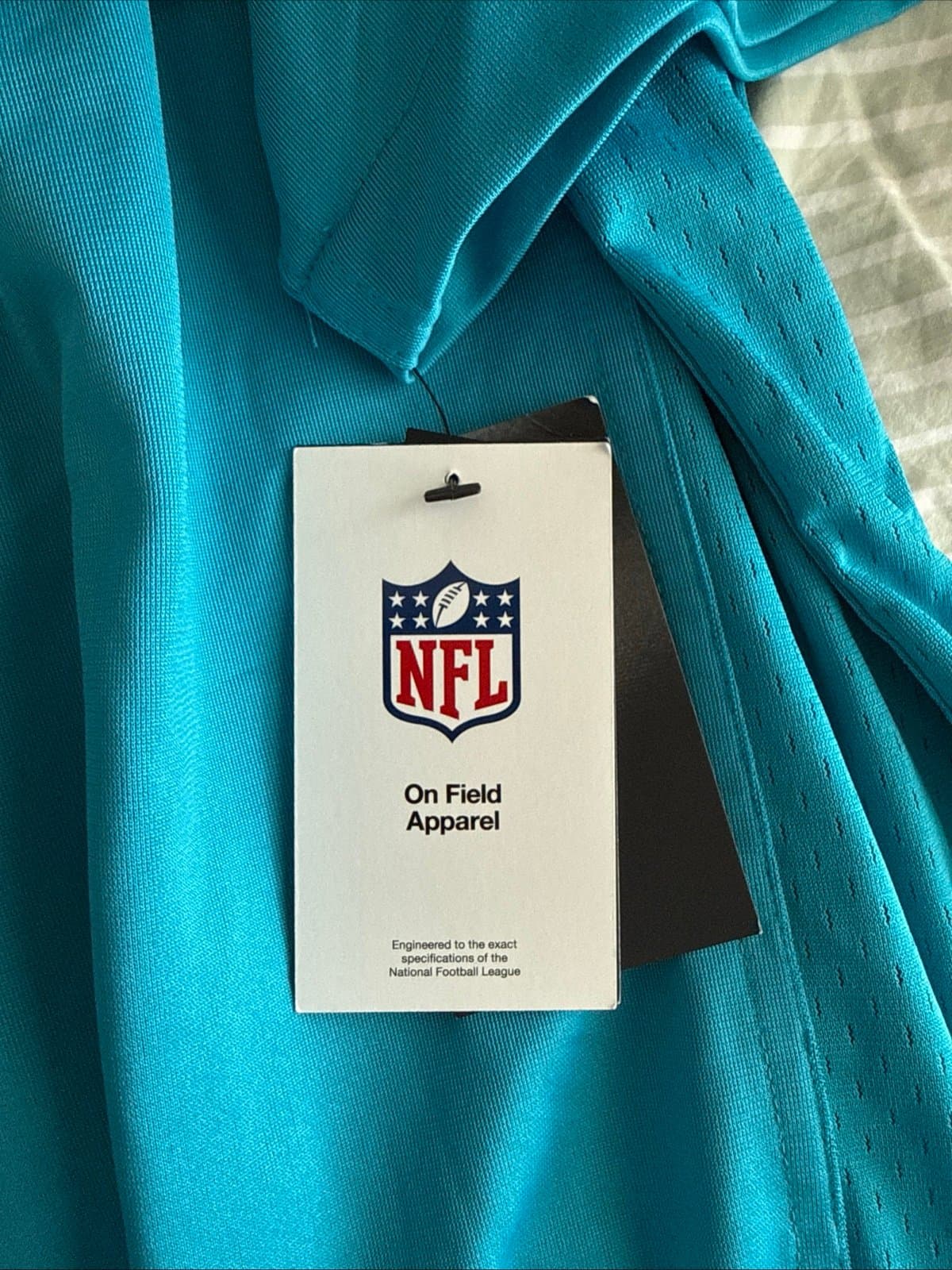 Men’s Nike Jaycee Horn #8 Carolina Panthers Football Jersey Sz 2XL - Blue NWT - Thumbnail 5