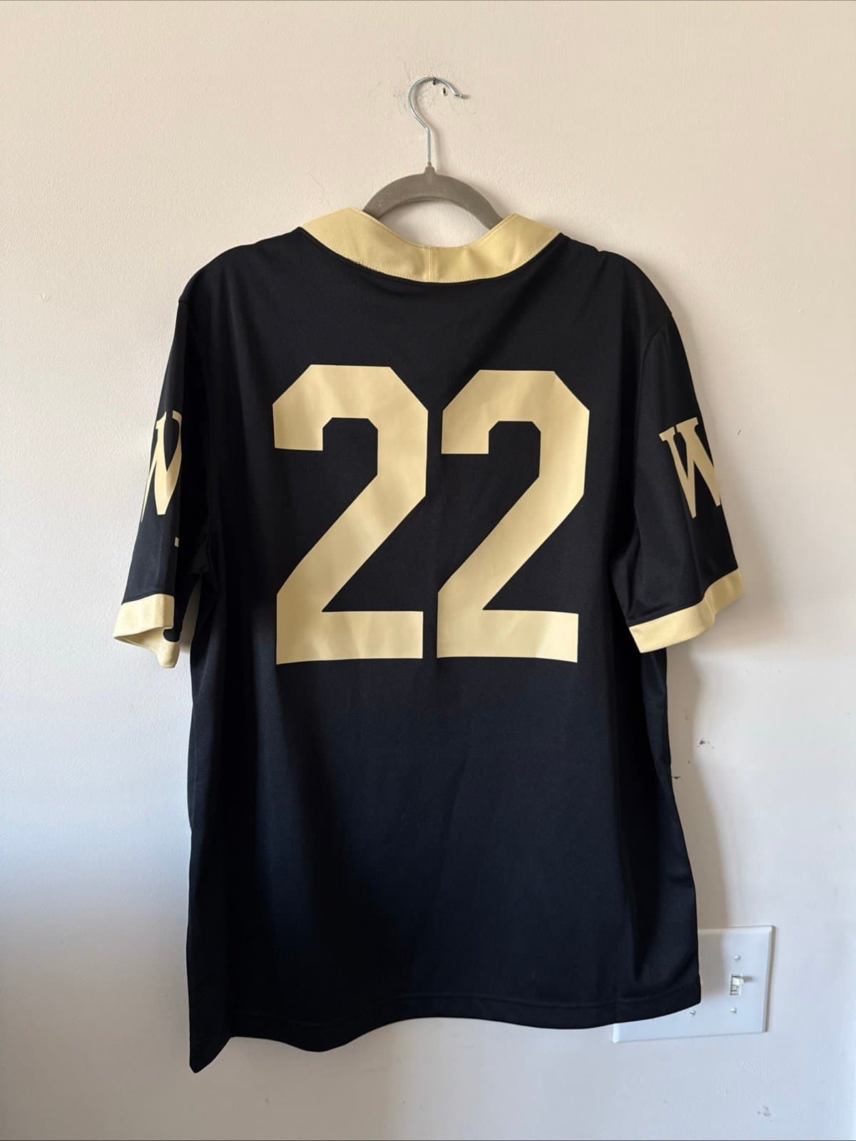 Men’s Nike Wake Forest Demon Deacons #22 Football Jersey Untouchable Sz L Black - Thumbnail 6