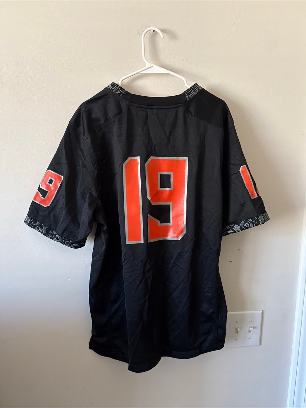 Men’s Nike Trey Glasper #19 Oregon State Beavers Alt. Jersey Sz L - Black NWT - Thumbnail 6