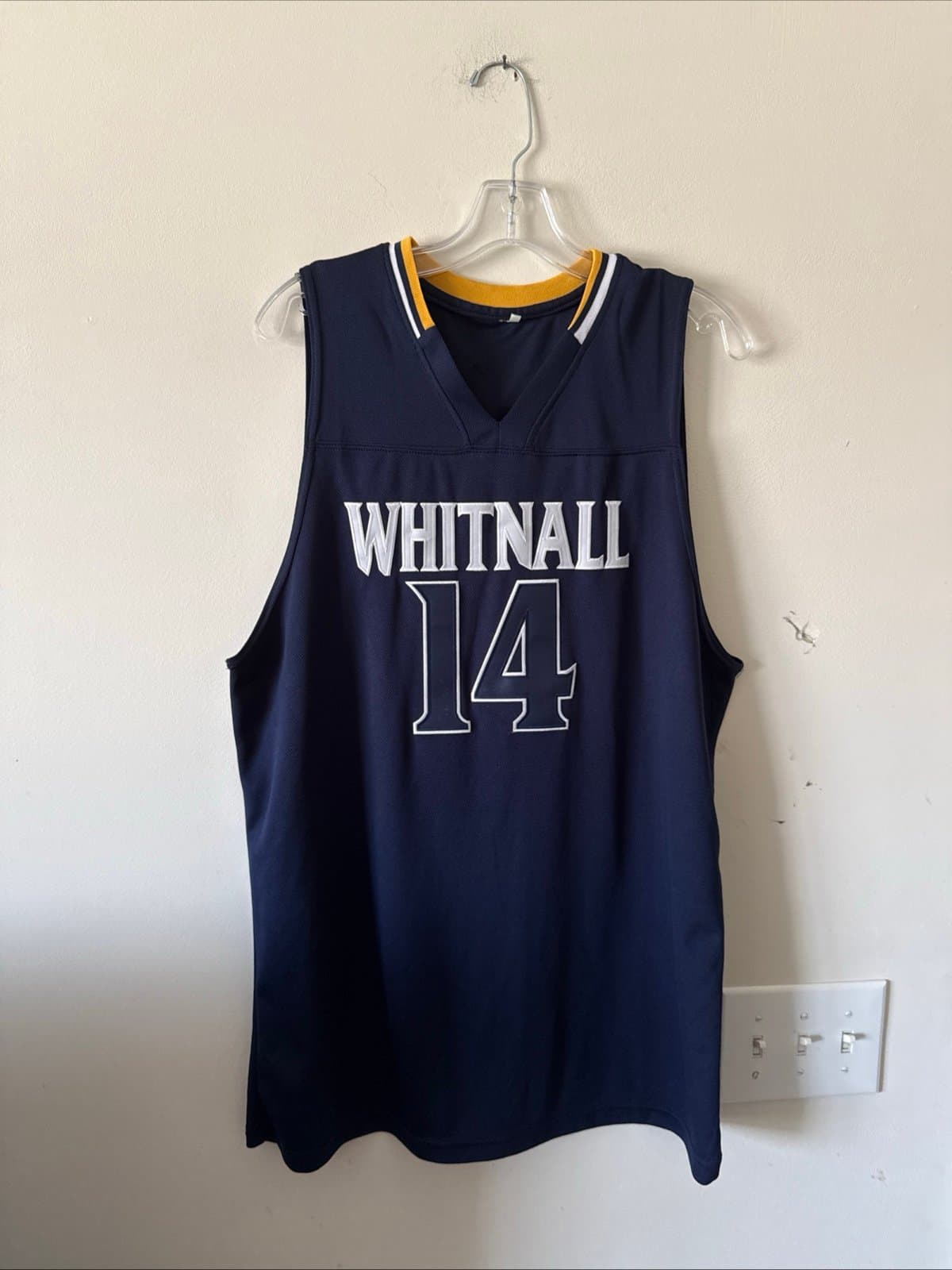Men’s Tyler Herro #14 WHITNALL Falcons High School Basketball Jersey Sz L - RARE - Image 1