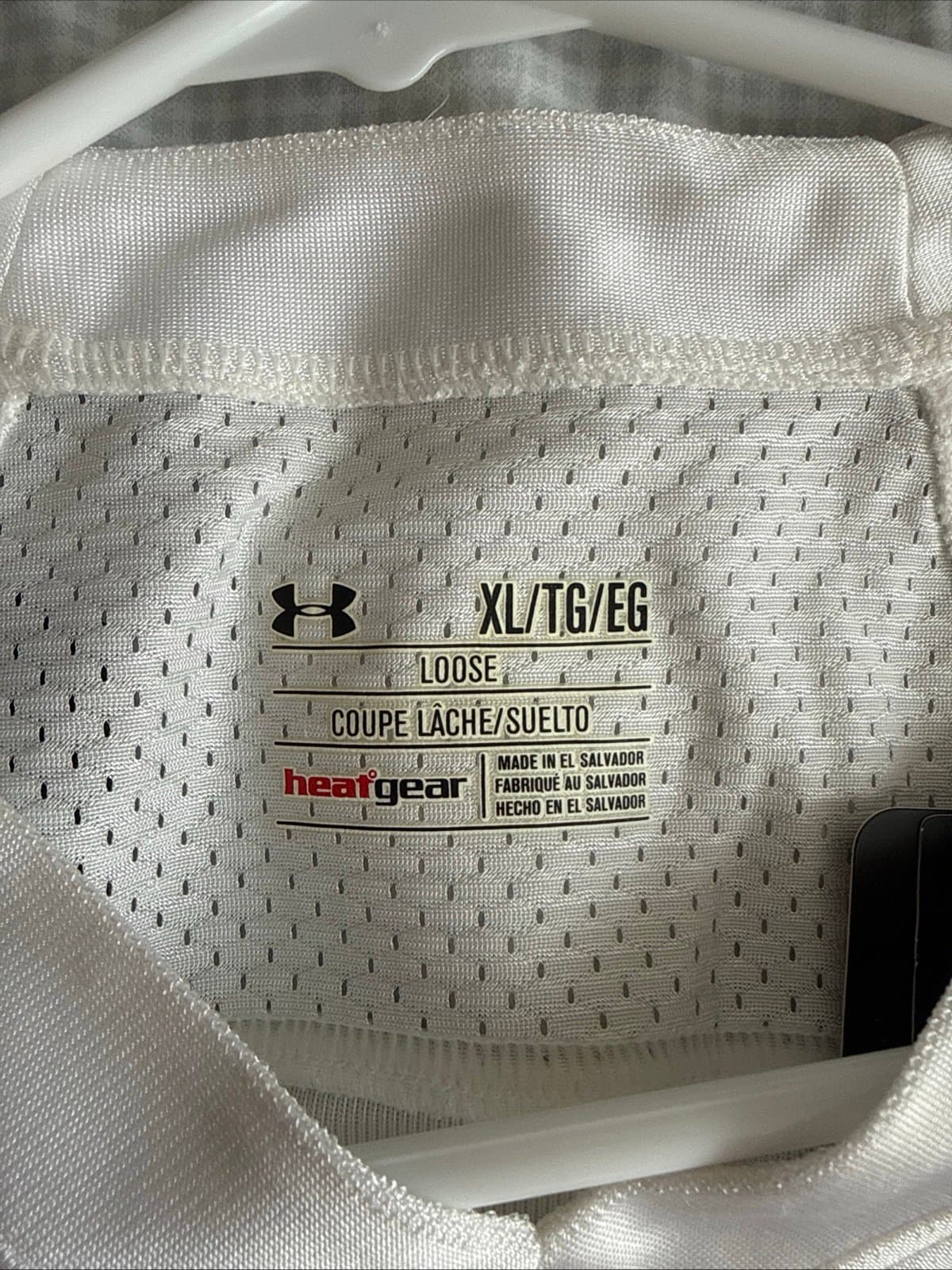 Men’s Under Armour USF Bulls #1 Football Jersey Loose Sz XL - White NWT - Thumbnail 4