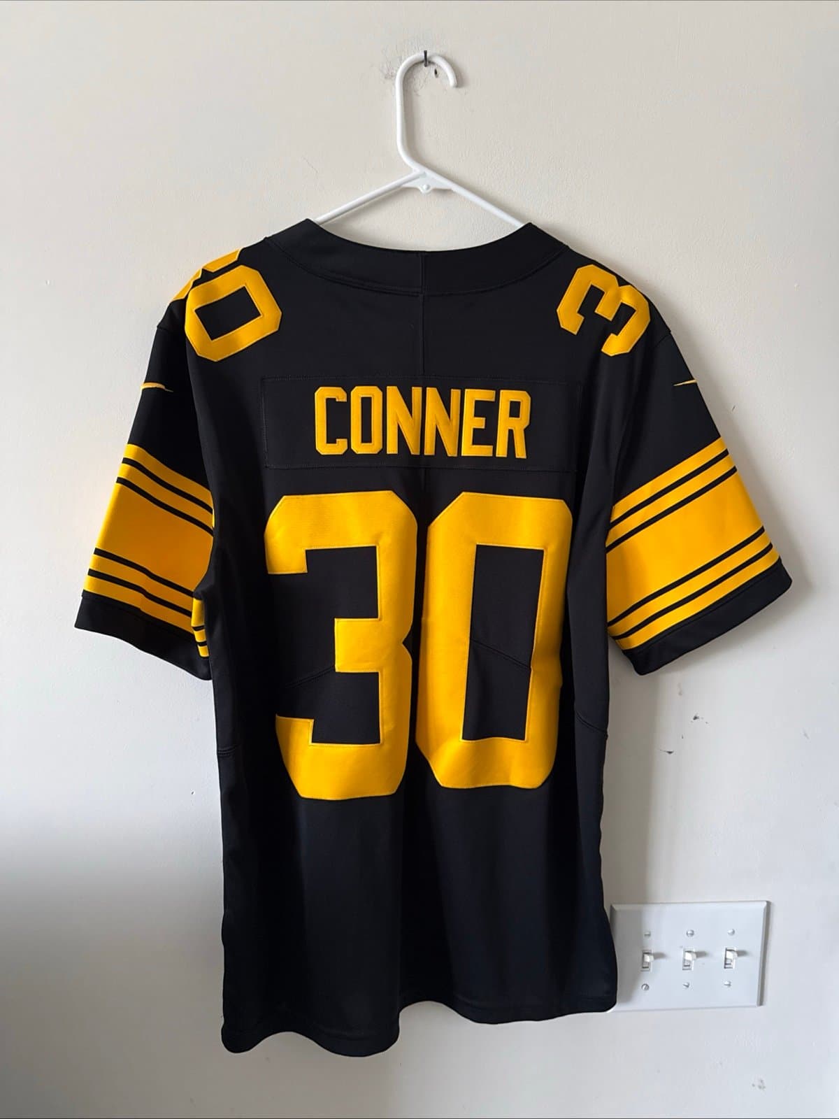 Men’s Nike James Conner #30 Pittsburgh Steelers Vapor Lmtd NFL Jersey Sz L RARE - Thumbnail 7