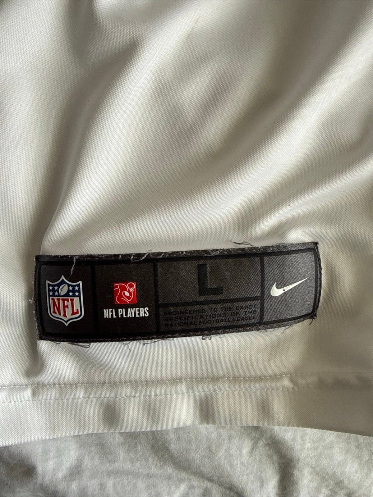 Men’s Nike Dallas Cowboys Ezekiel Elliott #21 Vapor Limited Jersey Sz L - White - Thumbnail 3