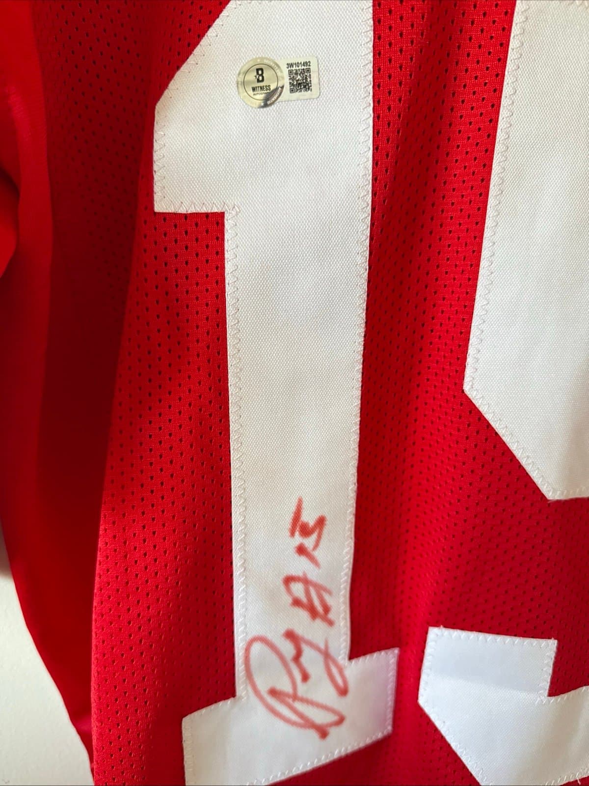 Pierre Garcon #15 San Francisco 49ers Autographed Jersey Beckett Certified Sz XL - Thumbnail 3