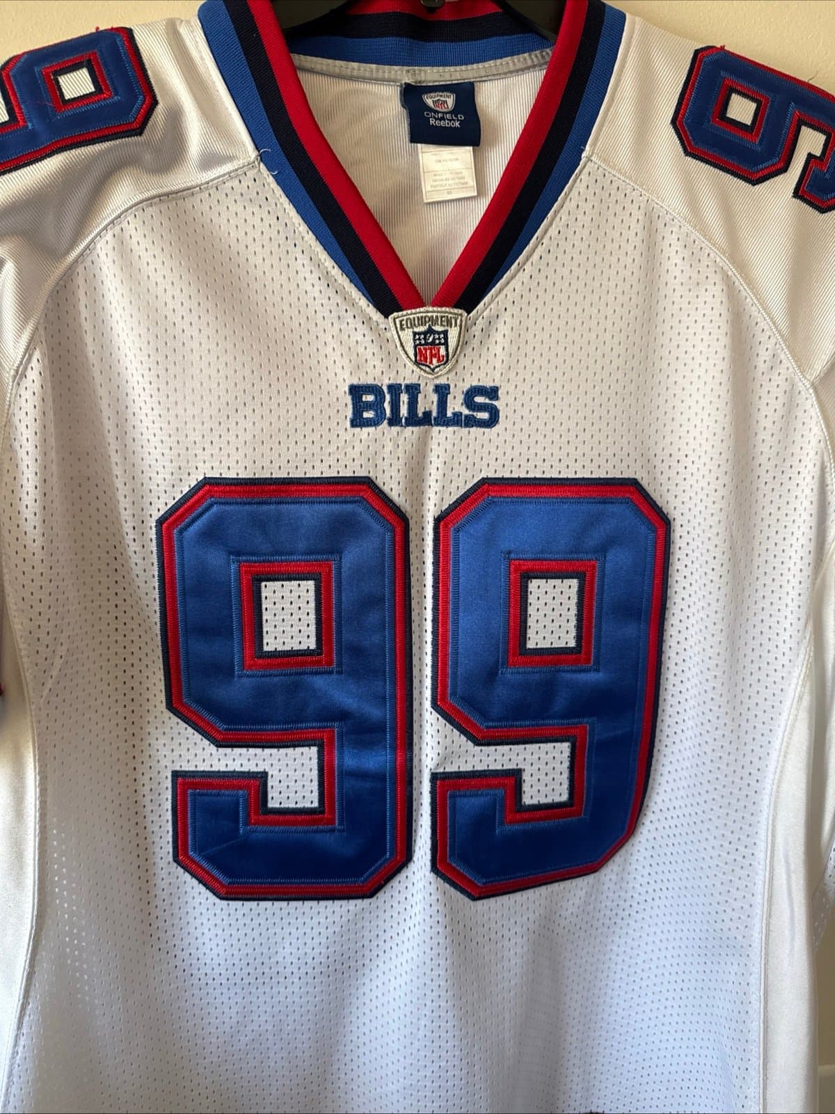 Men’s Reebok Buffalo Bills Marcell Dareus #99 Jersey NFL Sz 50 - White - Thumbnail 2