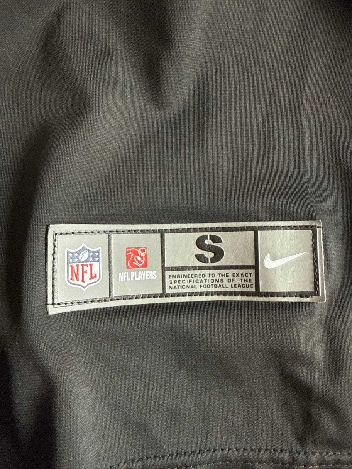 Men’s Nike Eddie Goldman #97 Washington Commanders Alternate Jersey Sz S - Black - Thumbnail 3