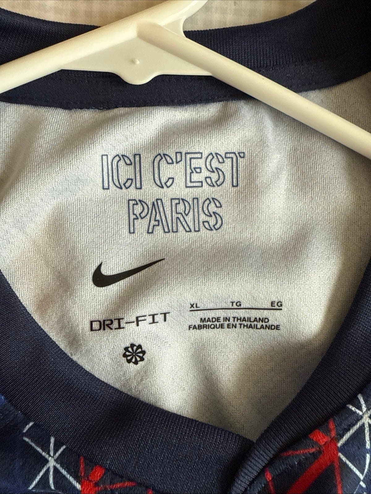 Men’s Nike Paris Saint-Germain 2025/2026 Kit Jersey PSG Sz XL - Blue NWT - Thumbnail 4