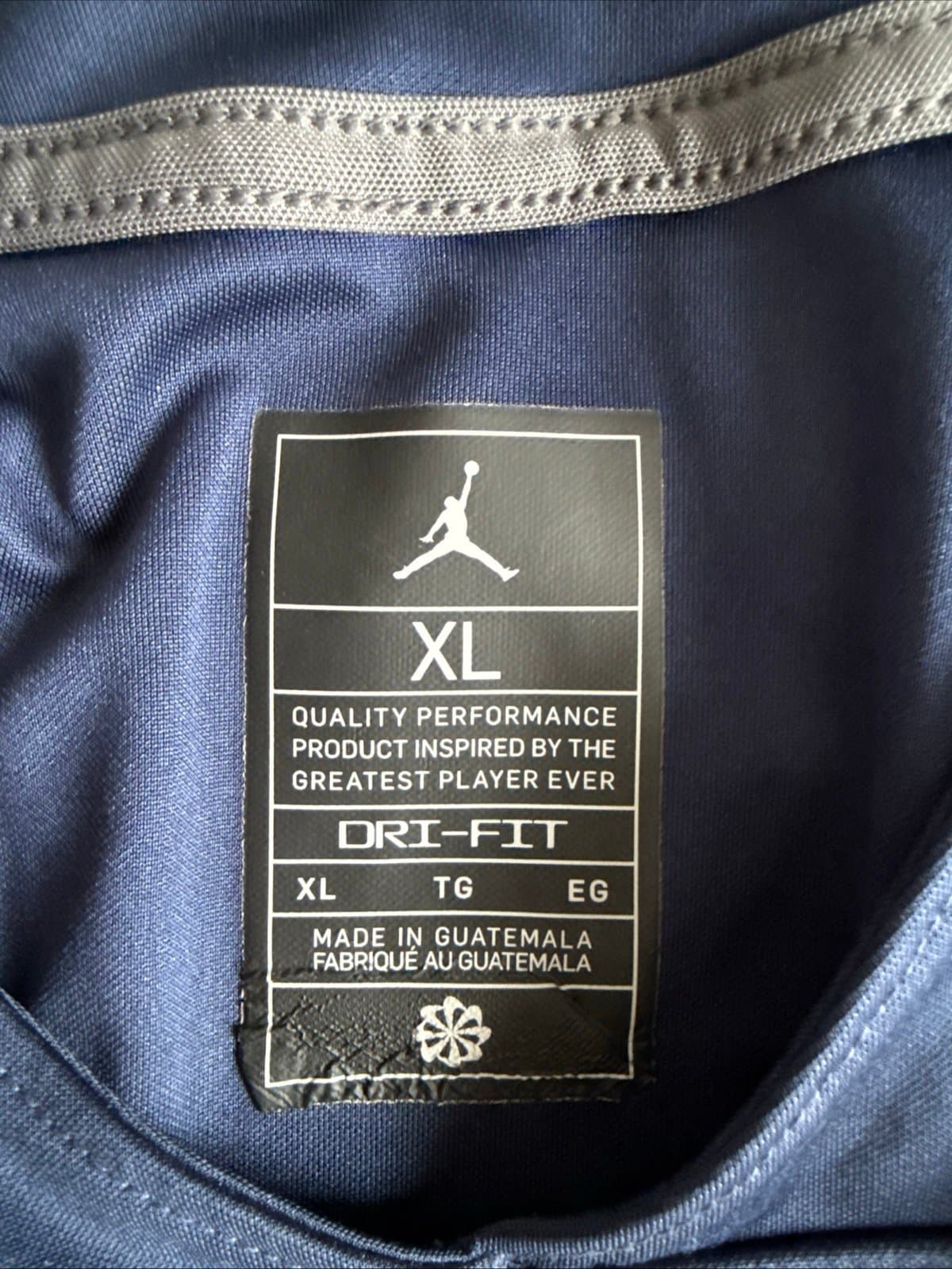 Men’s Nike Jordan Michigan Wolverines #1 Football NCAA Jersey Sz XL - Blue - Thumbnail 4