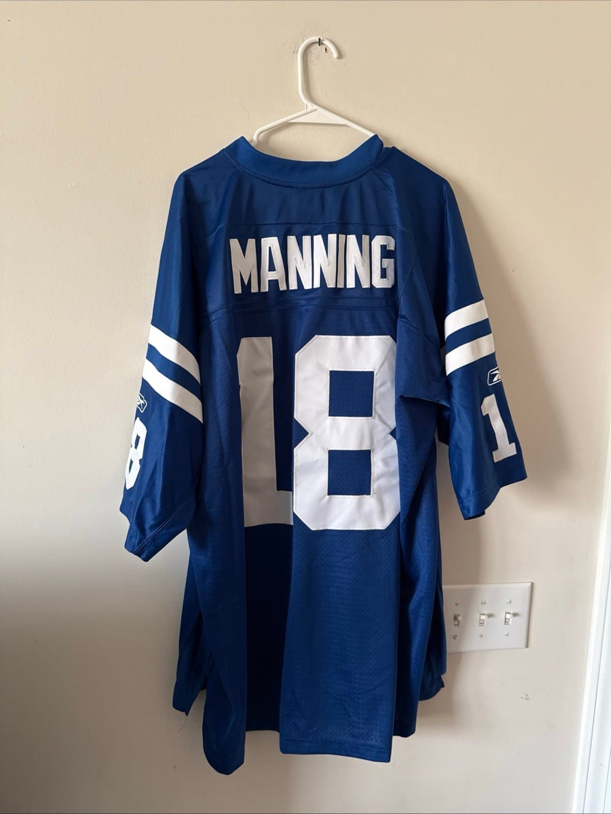 Men’s Reebok Peyton Manning #18 Indianapolis Colts NFL Jersey Sz 3XL - Blue - Thumbnail 6