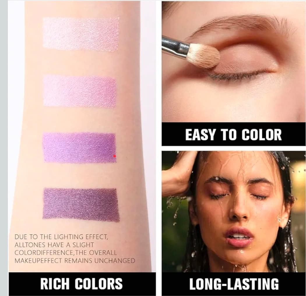 Kaely Eyeshadow Quads Long-Wearing Palette 05# - Thumbnail 4