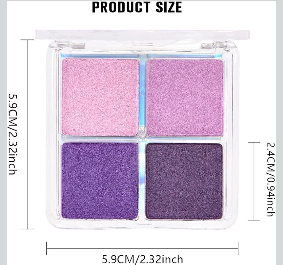 Kaely Eyeshadow Quads Long-Wearing Palette 05# - Thumbnail 6