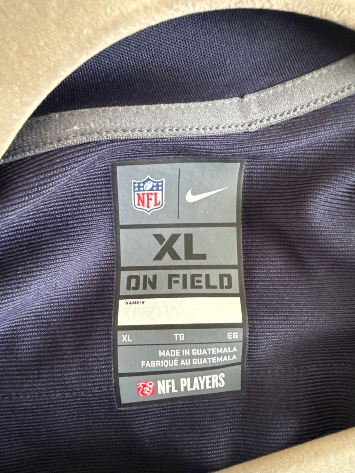 Men’s Nike Nick Foles #9 Chicago Bears Game Jersey Sz XL - Blue RARE - Thumbnail 4