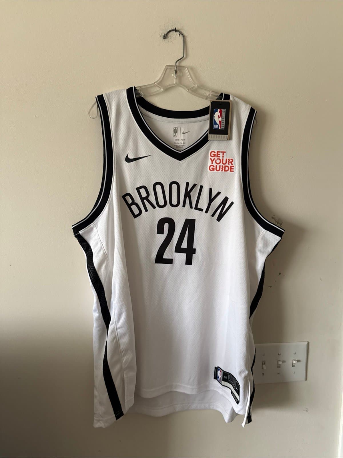 Men’s Nike Cam Thomas #24 Brooklyn Nets Swingman NBA Jersey Sz 56 - NWT RARE