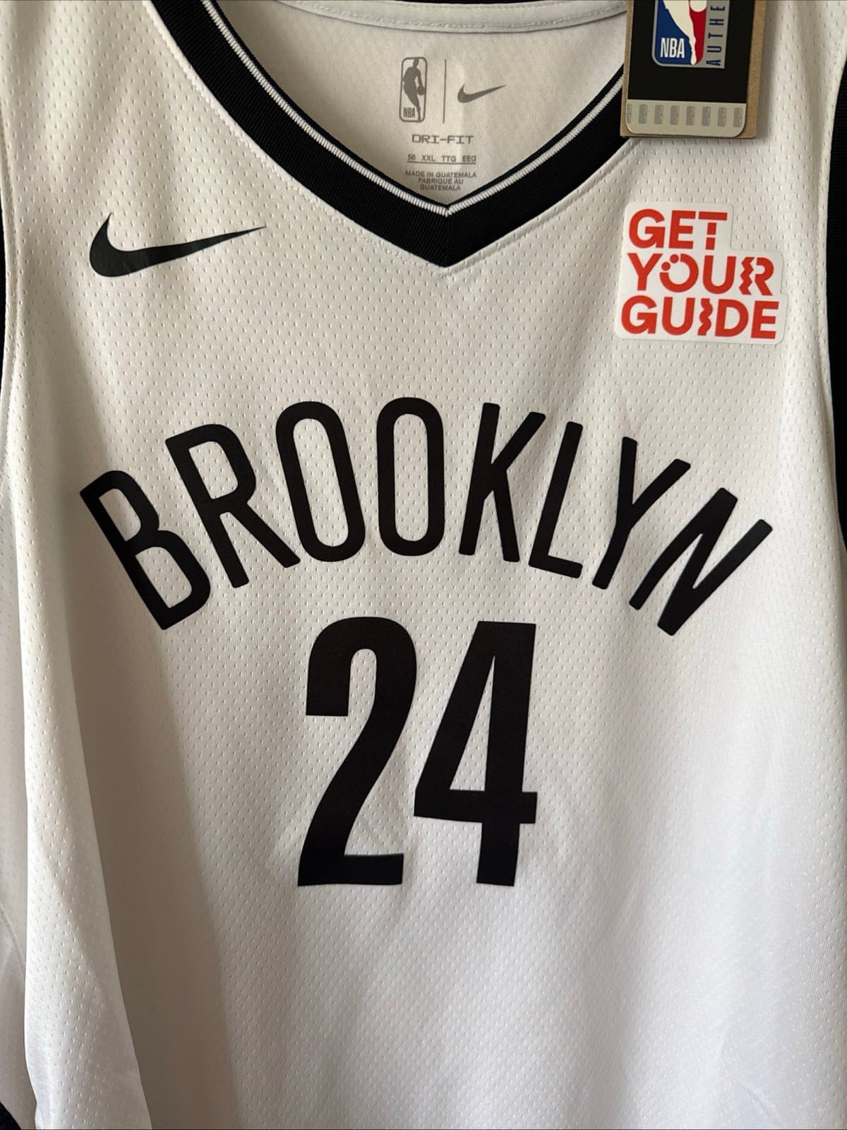 Men’s Nike Cam Thomas #24 Brooklyn Nets Swingman NBA Jersey Sz 56 - NWT RARE - Thumbnail 2