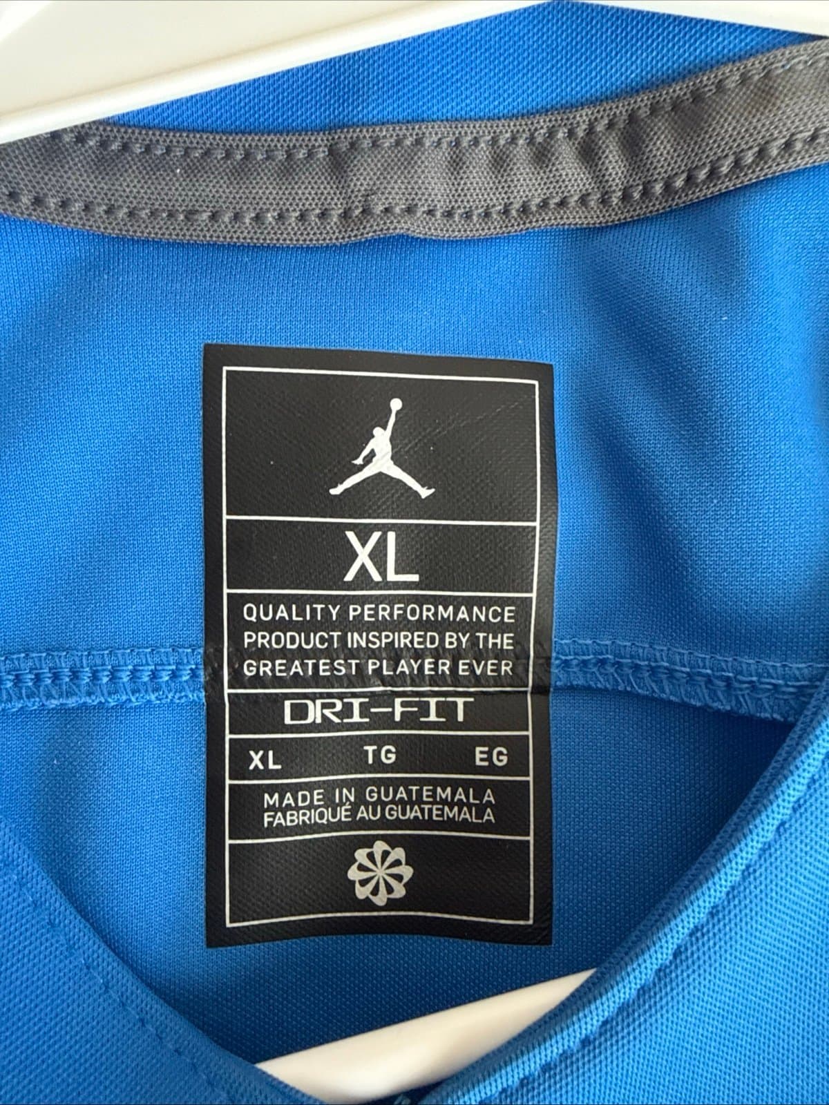 Men’s Jordan UCLA Bruins #1 NCAA Football Dri Fit Jersey Sz XL - Blue NWOT - Thumbnail 4