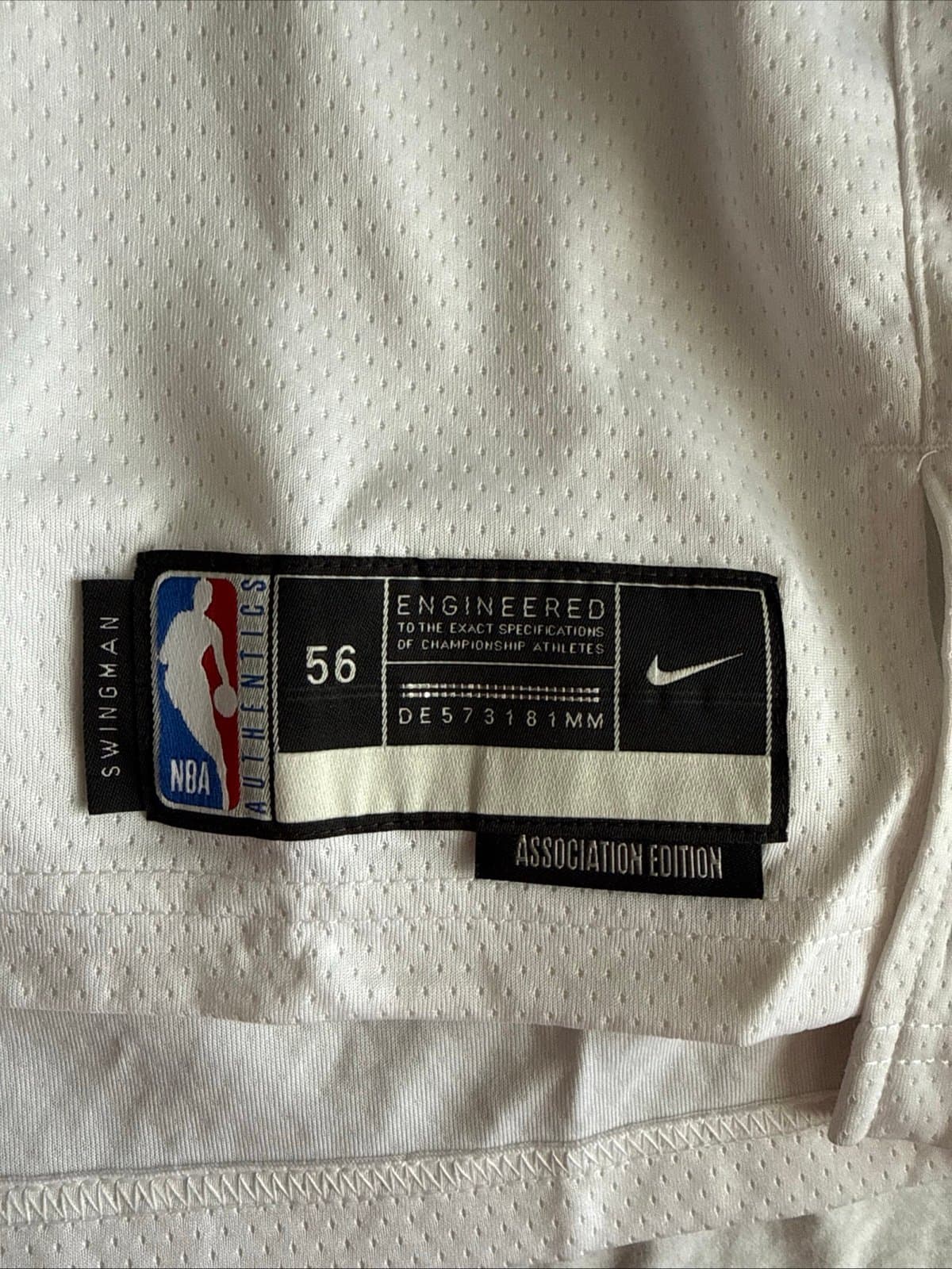 Men’s Nike Cam Thomas #24 Brooklyn Nets Swingman NBA Jersey Sz 56 - NWT RARE - Thumbnail 3