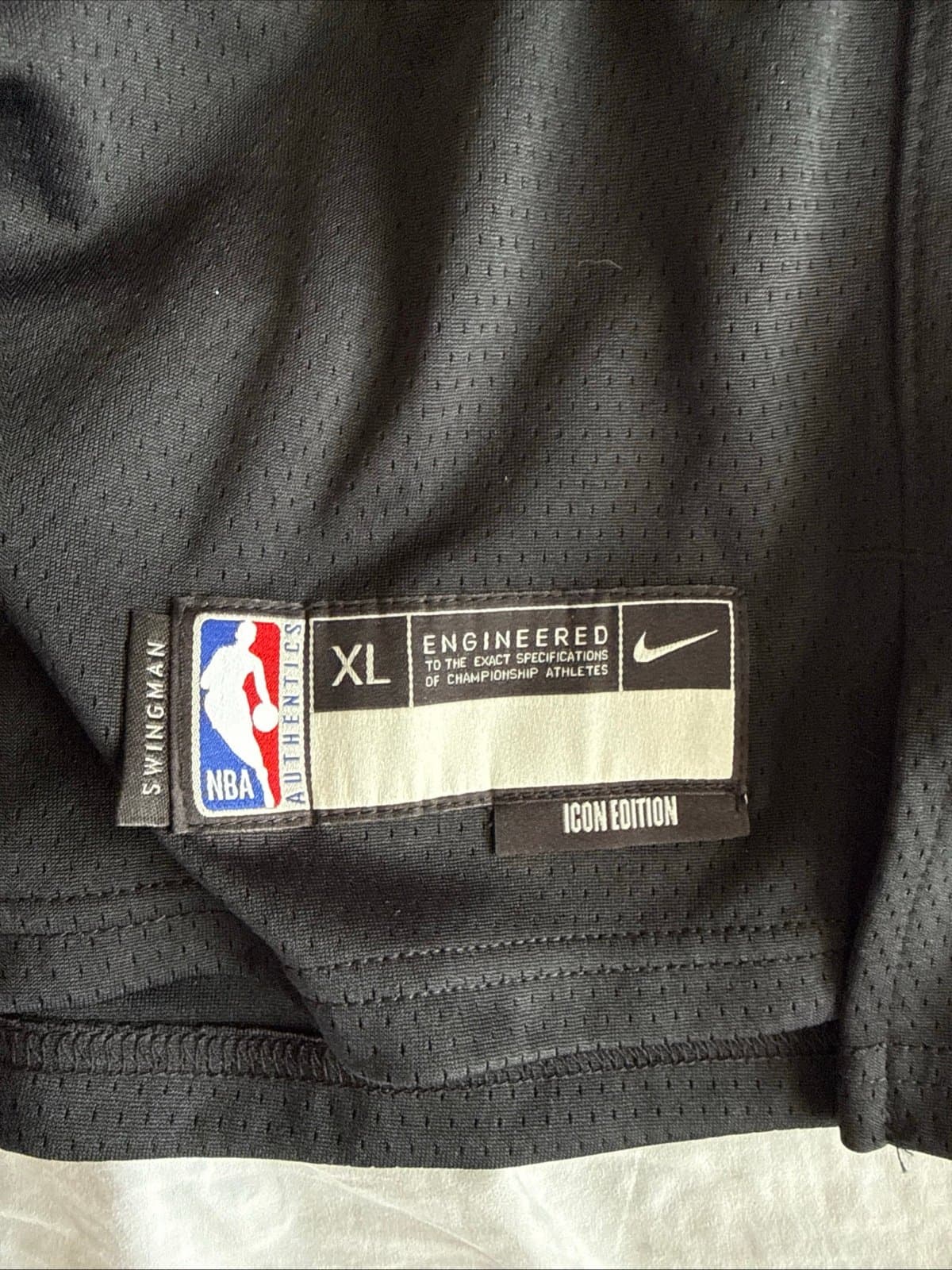 Boy’s Jordan Nic Claxton #33 Brooklyn Nets Swingman NBA Jersey Sz XL - NWT RARE - Thumbnail 3