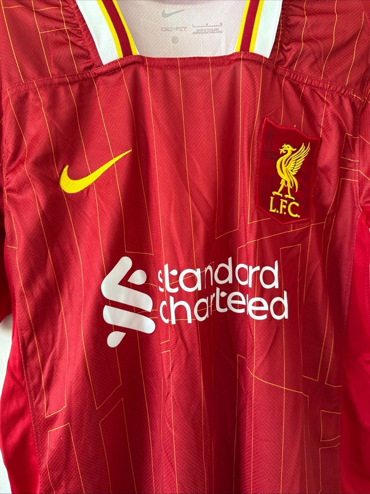 Nike Liverpool 2024/25 Home Soccer Jersey Authentic Version Sz Large NWT - Thumbnail 2