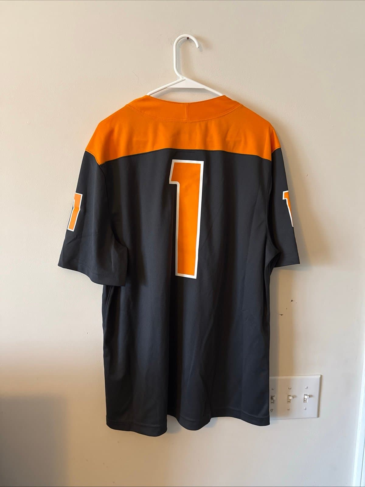 Men's Nike Tennessee Volunteers #1 Alternate Game Jersey Sz L - Gray - Thumbnail 5