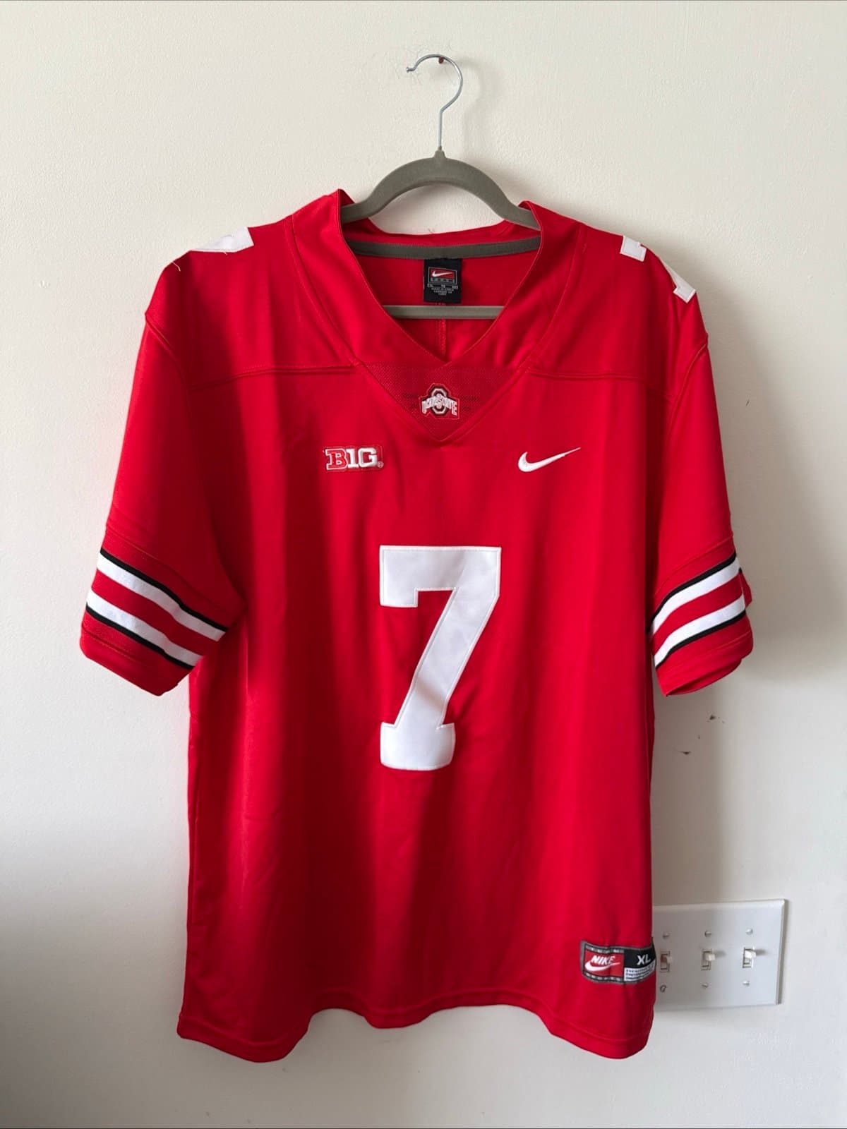 Men’s Nike Ohio State Buckeyes C.J. Stroud #7 Home Team Jersey Sz XL - Red - Image 1