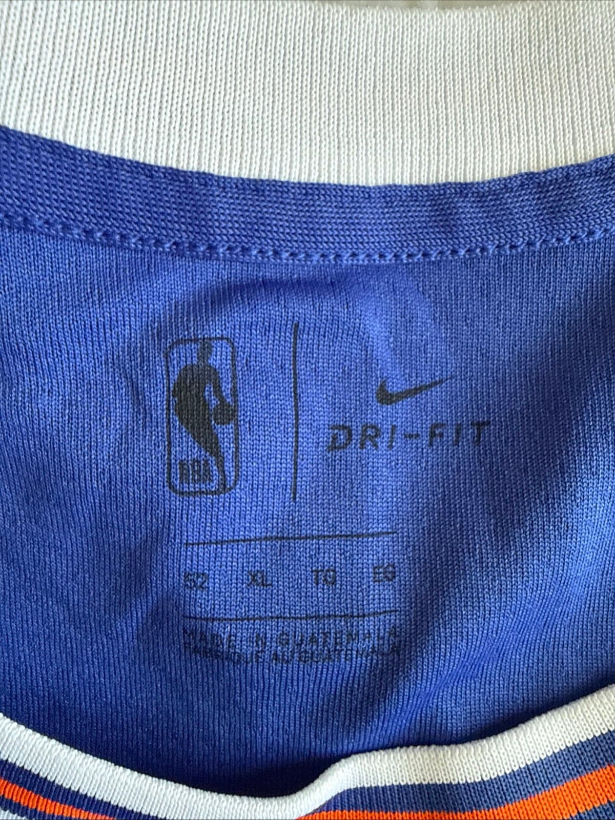 Men’s Nike Bobby Portis #1 New York Knicks Swingman NBA Jersey Sz 52 - NWT RARE - Thumbnail 4