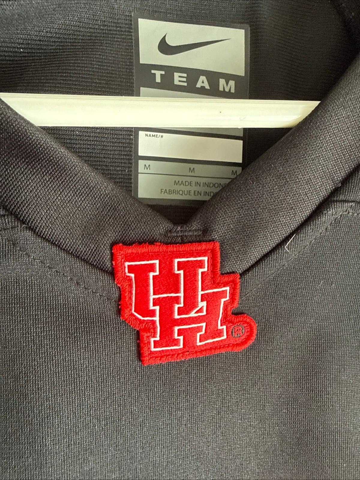 Men’s Nike University Of Houston Cougars #10 Football Jersey Sz M - Black RARE - Thumbnail 5