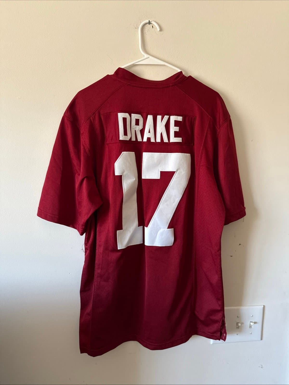 Men’s Nike Kenyan Drake #17 Alabama Crimson Tide NCAA Jersey Sz L - RARE - Thumbnail 6