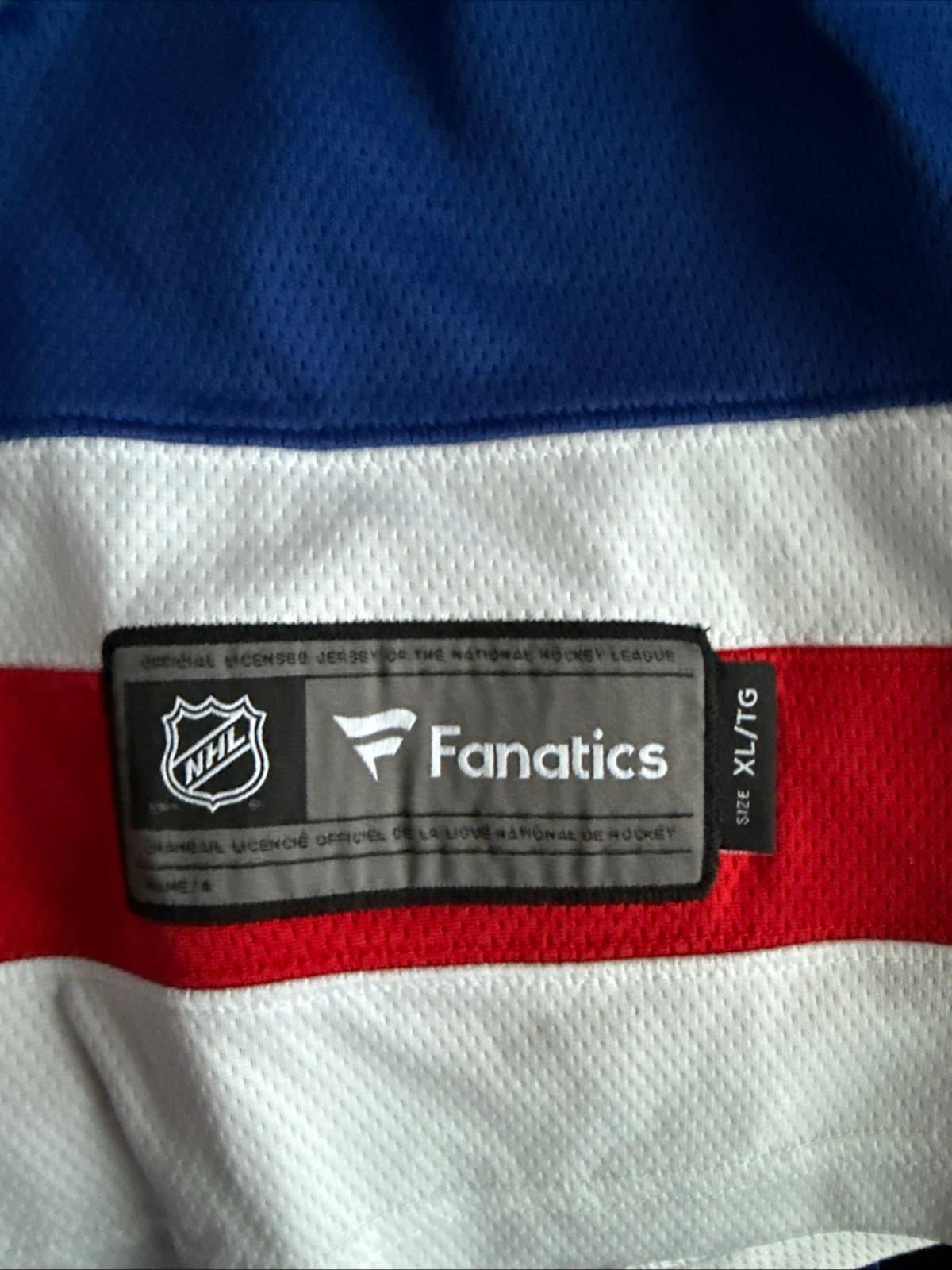Men’s Fanatics Brady Skjei #76 New York Rangers Premier Jersey Sz XL - Blue NWT - Thumbnail 3