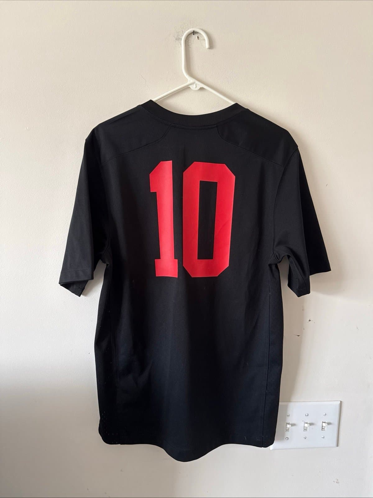 Men’s Nike University Of Houston Cougars #10 Football Jersey Sz M - Black RARE - Thumbnail 7