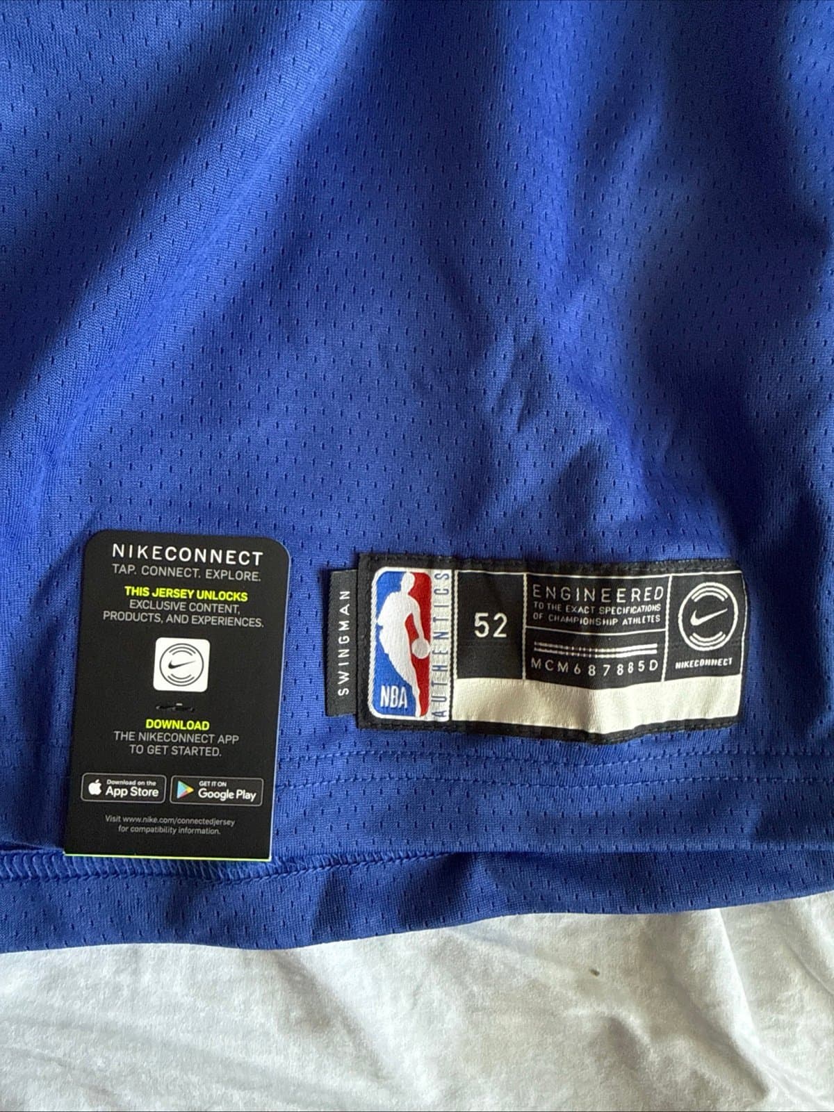 Men’s Nike Bobby Portis #1 New York Knicks Swingman NBA Jersey Sz 52 - NWT RARE - Thumbnail 3