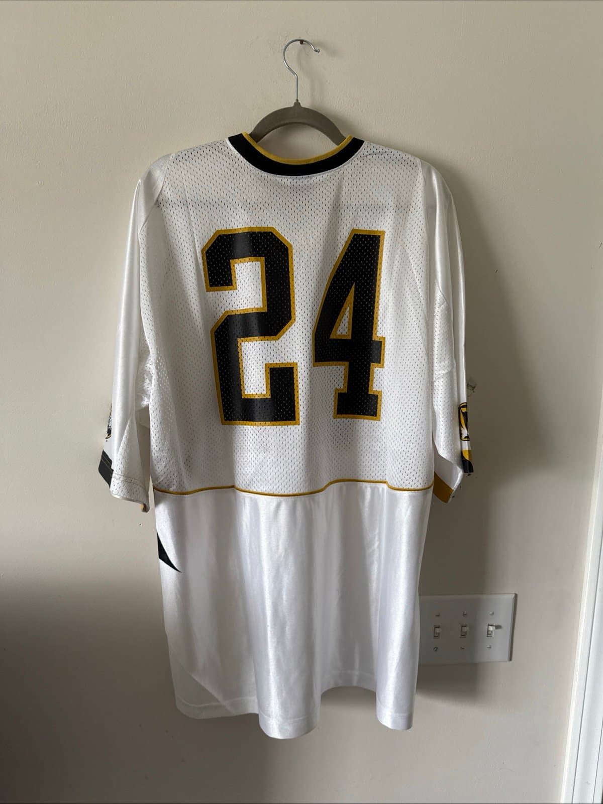 Men’s Nike Missouri Tigers #24 Mizzou Football Jersey Sz XL - White NWT - Thumbnail 6