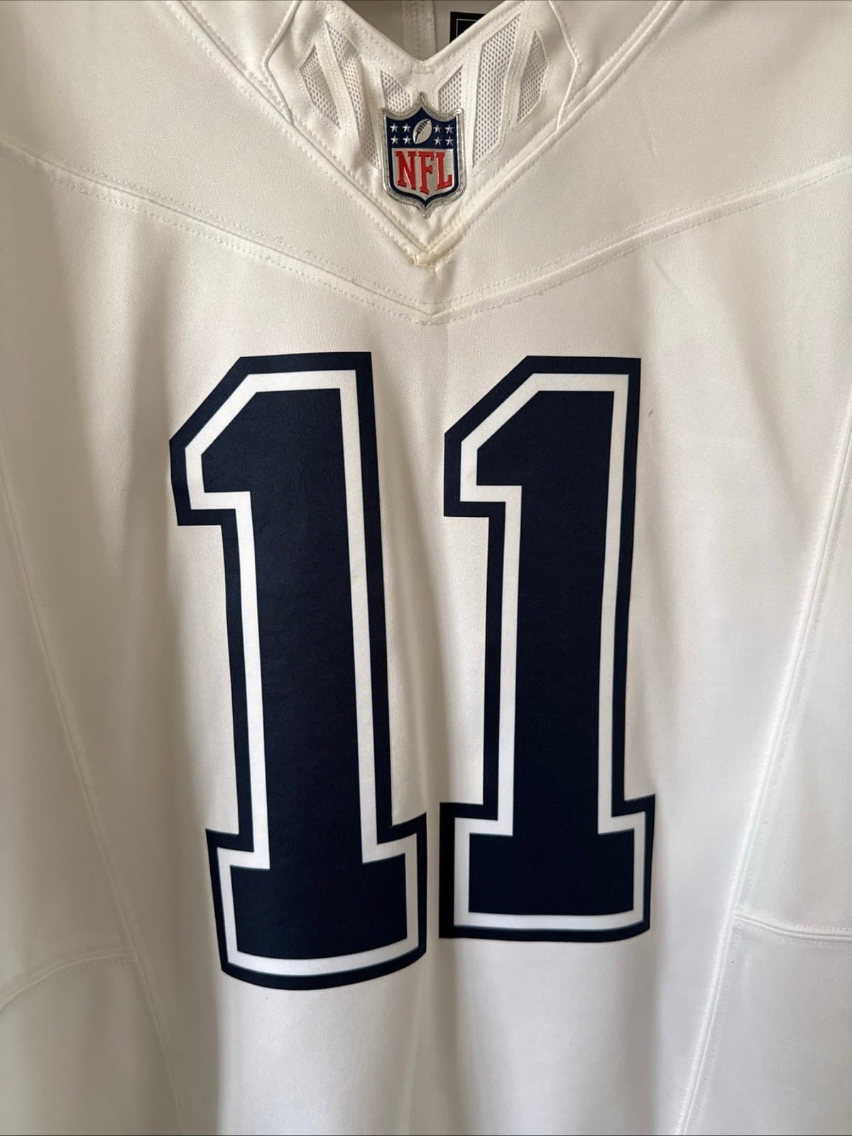 Men’s Nike Micah Parsons #11 Dallas Cowboys NFL Vapor FUSE Limited Sz L - White - Thumbnail 2