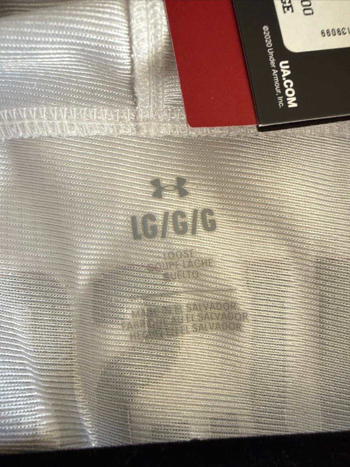 Men’s Under Armour Russell Wilson #16 Wisconsin Badgers Jersey Sz L - White NWT - Thumbnail 4