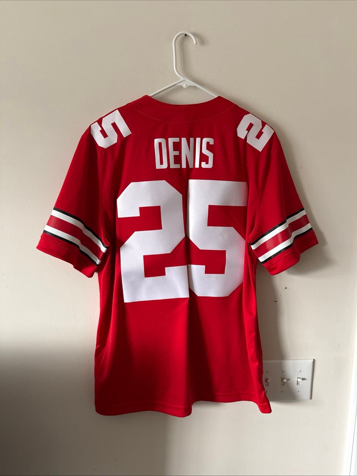 Men’s Nike Ohio State Buckeyes Denis #25 Home Vapor Limited Jersey Sz L - Red - Thumbnail 5