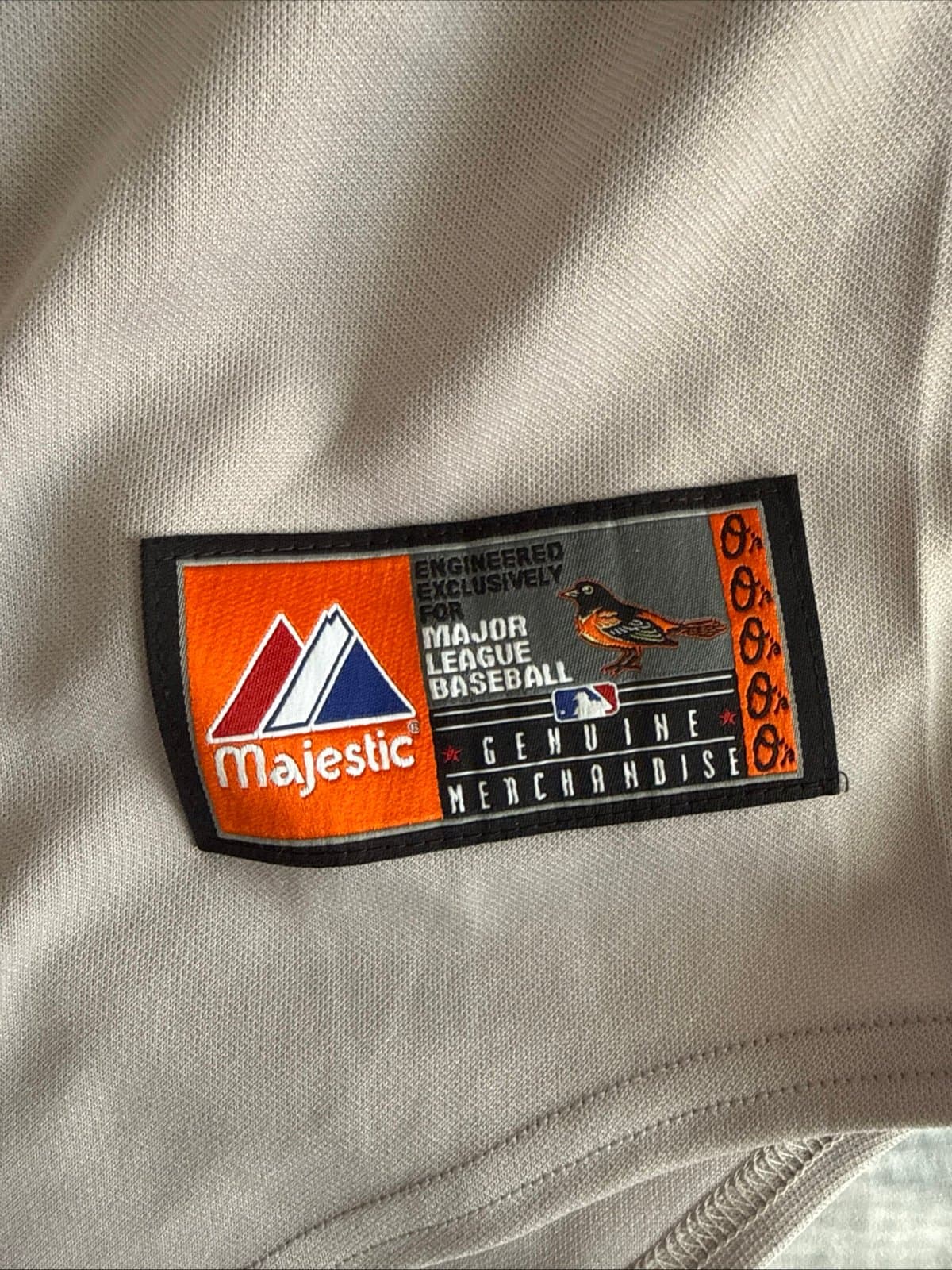 Men’s Majestic Boog Powell #26 Signed Baltimore Orioles Grey Jersey Sz L - Thumbnail 4