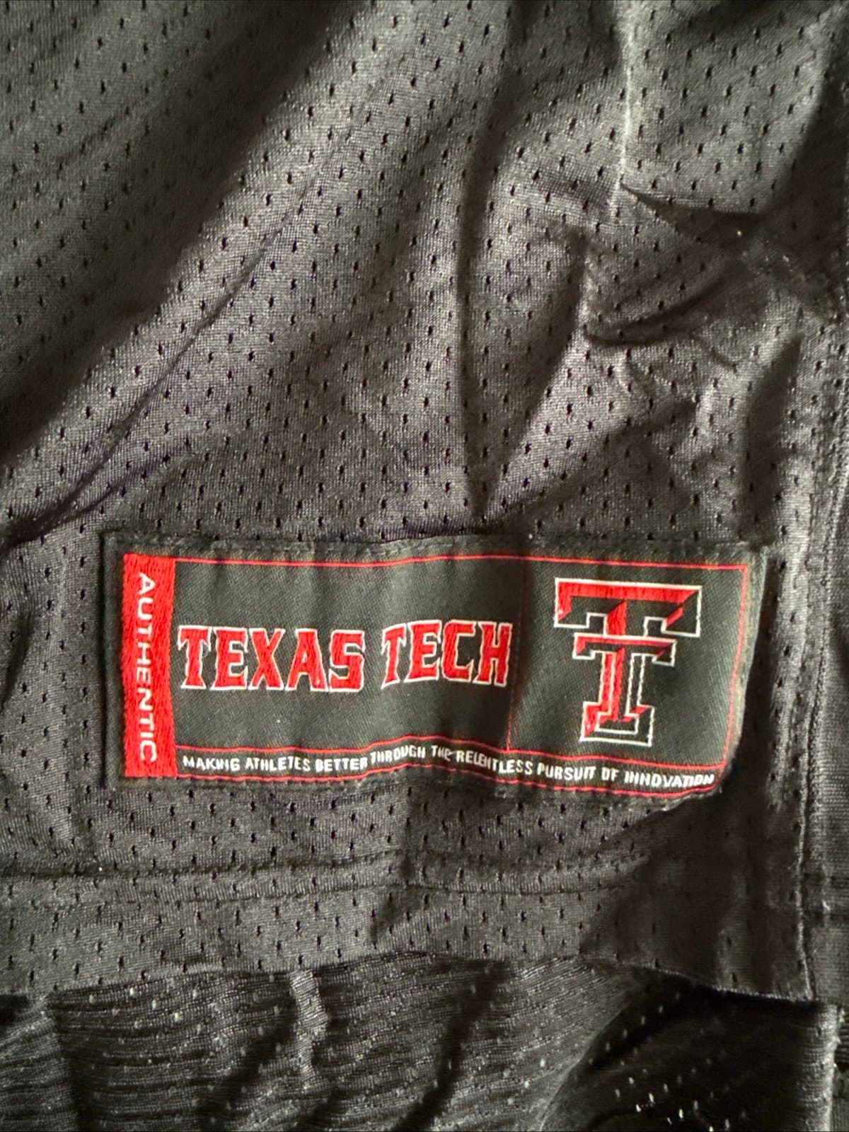 Men’s Under Armour Texas Tech Red Raiders #1 Wounded Warrior Project Jersey Sz L - Thumbnail 3