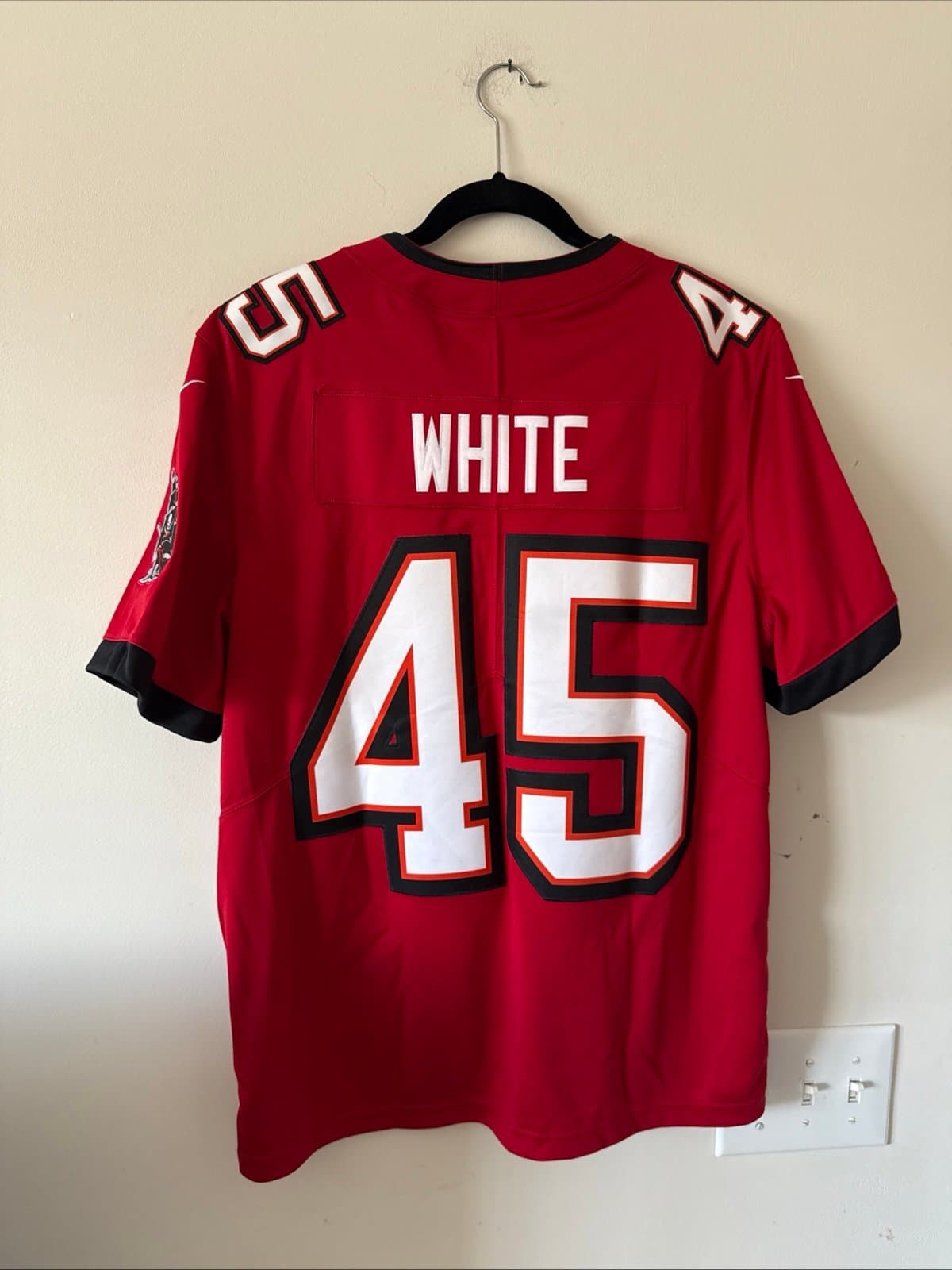 Men’s Nike XL Devin White #45 Tampa Bay Buccaneers Vapor Lmtd Jersey Sz L - Red - Thumbnail 6