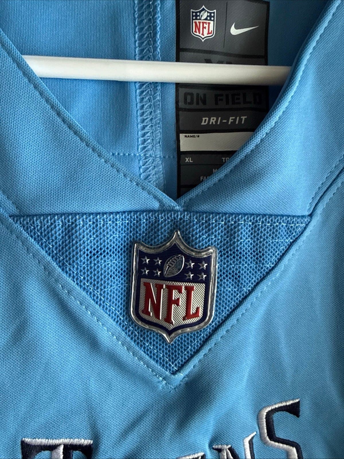 Men’s Nike Marcus Mariota #8 Tennessee Titans Vapor Lmtd Jersey Sz XL Blue RARE - Thumbnail 5