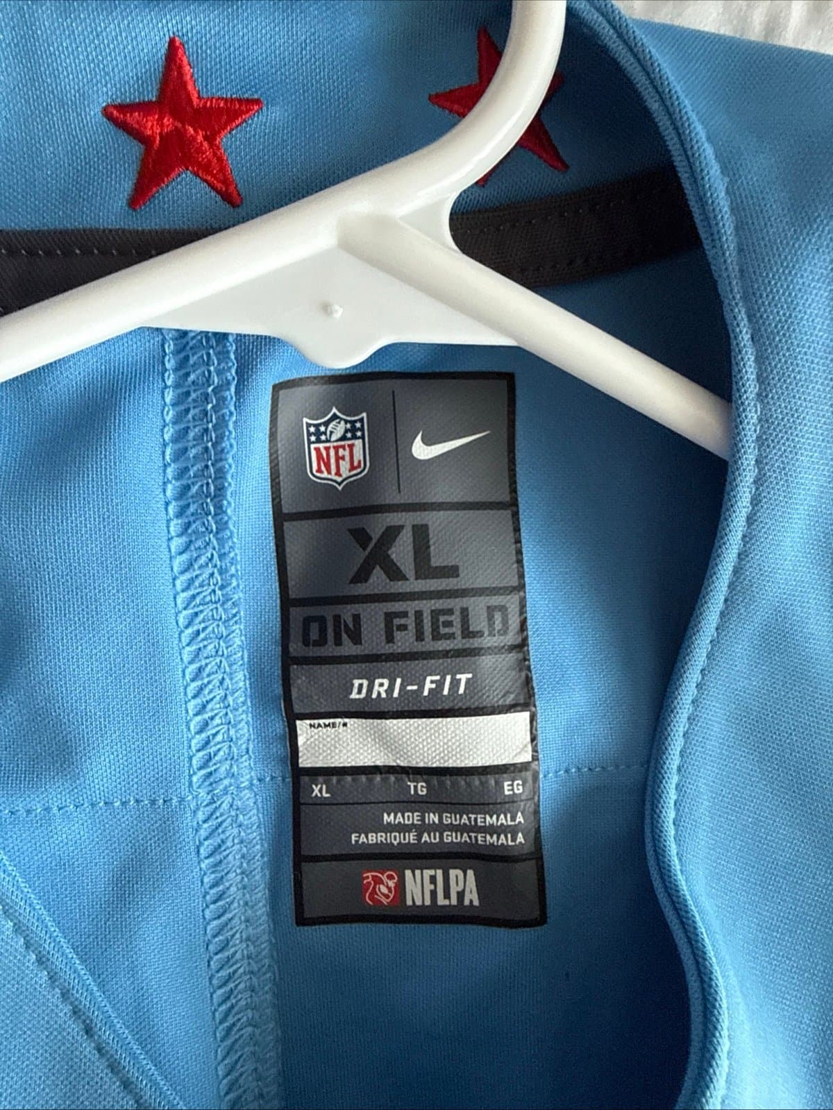 Men’s Nike Marcus Mariota #8 Tennessee Titans Vapor Lmtd Jersey Sz XL Blue RARE - Thumbnail 4