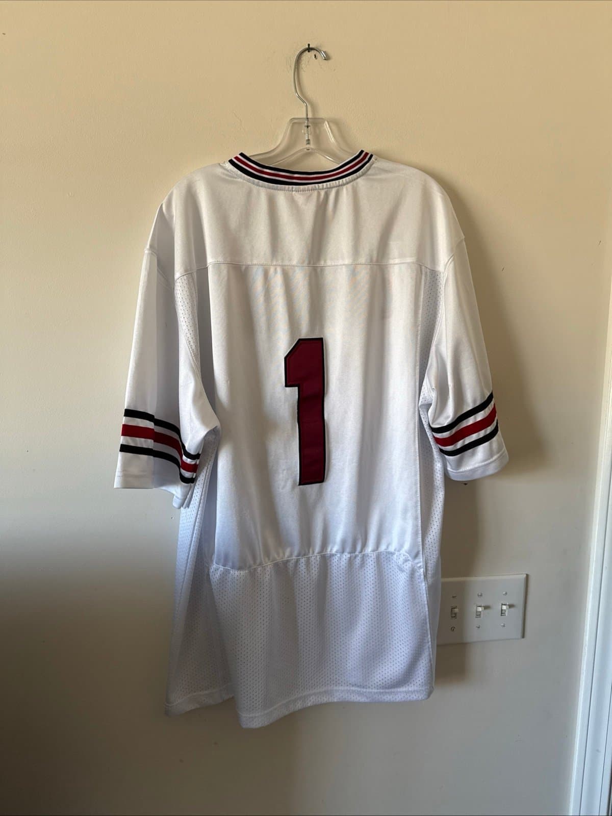 Men's Under Armour South Carolina Gamecocks #1 Stitched Jersey Sz 2XL - White - Thumbnail 6