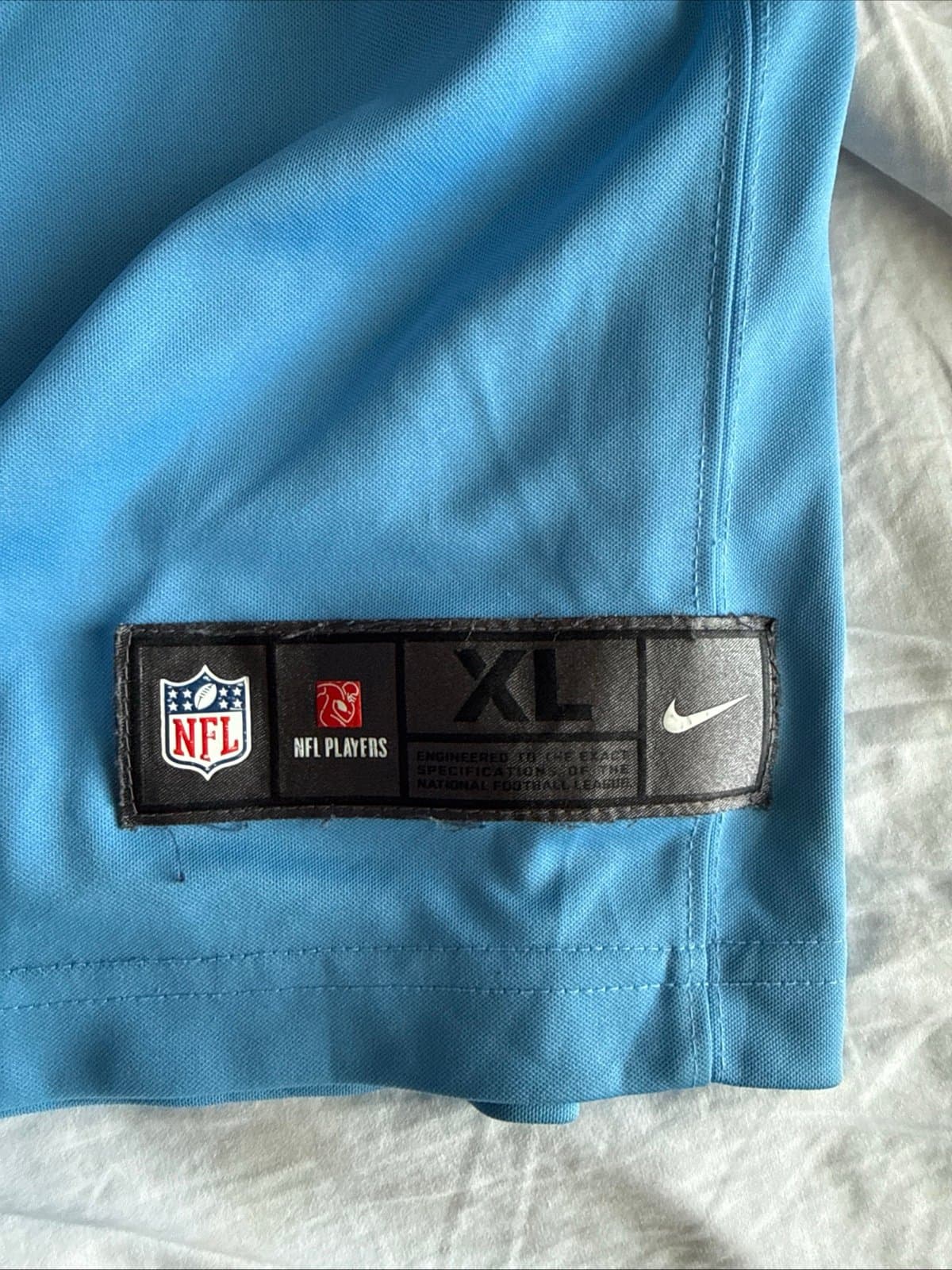 Men’s Nike Marcus Mariota #8 Tennessee Titans Vapor Lmtd Jersey Sz XL Blue RARE - Thumbnail 3
