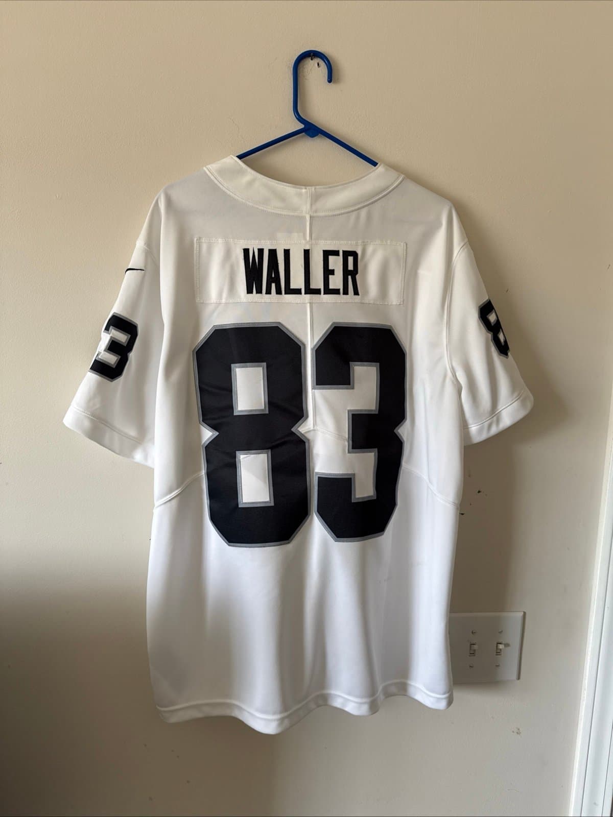 Men’s Nike Darren Waller #83 Las Vegas Raiders Vapor Limited Jersey Sz XL White - Thumbnail 7
