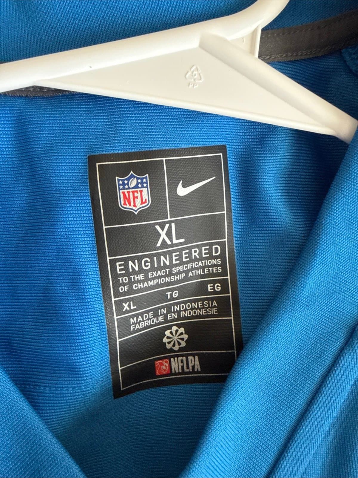 Men’s Nike Penei Sewell #68 Detroit Lions WCF Game Jersey Sz XL - Blue NWOT - Thumbnail 4