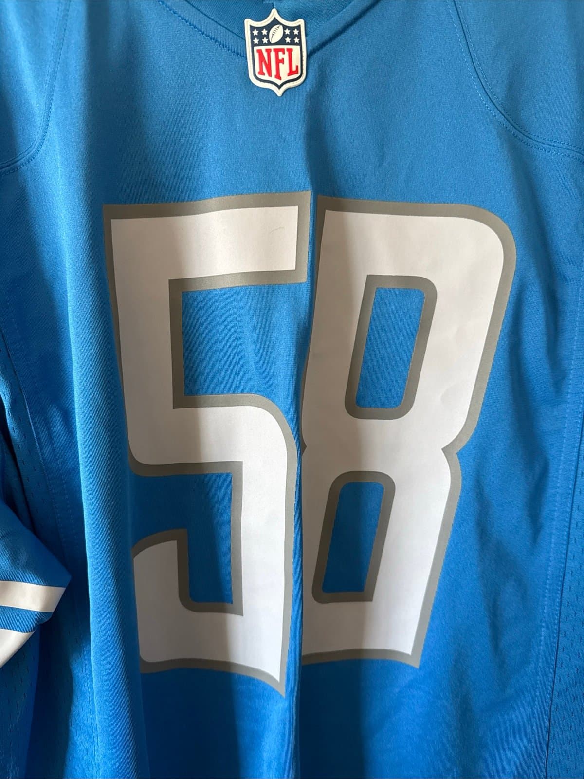 Men’s Nike Penei Sewell #68 Detroit Lions WCF Game Jersey Sz XL - Blue NWOT - Thumbnail 2