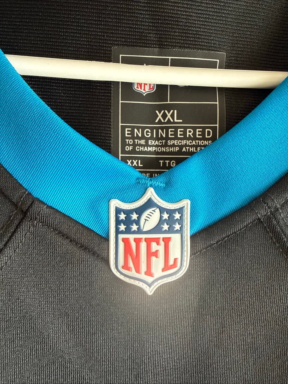 Men’s Nike Bradley Bozeman #56 Carolina Panthers NFL Jersey Sz 2XL - Black RARE - Thumbnail 5