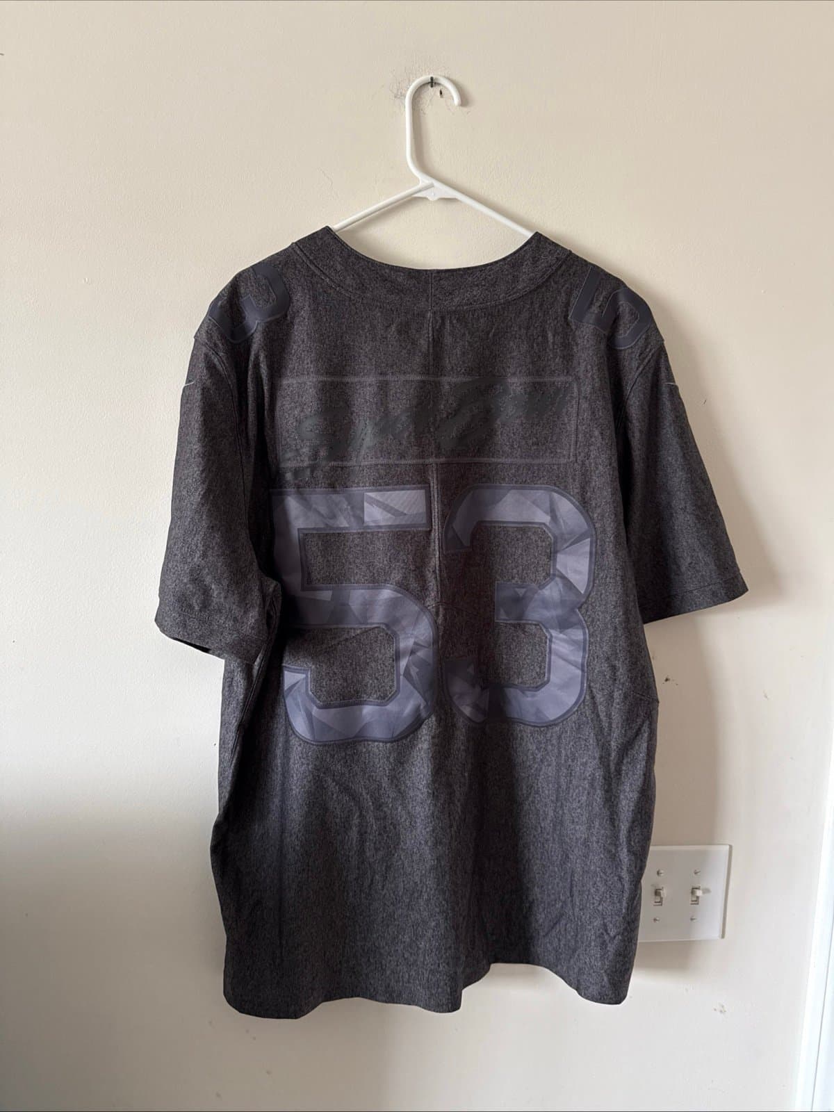 Men’s Nike NFL Super Bowl 53 LIII Limited Edition Knit Jersey Sz XL - Gray RARE - Thumbnail 7