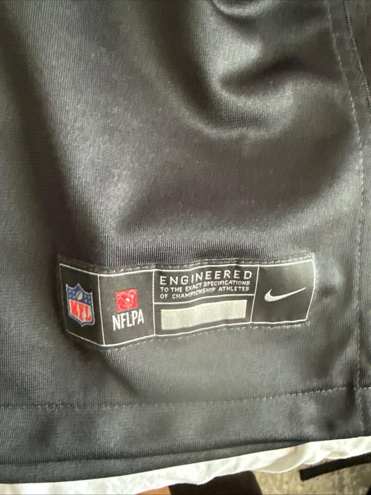 Men’s Nike Bradley Bozeman #56 Carolina Panthers NFL Jersey Sz 2XL - Black RARE - Thumbnail 3