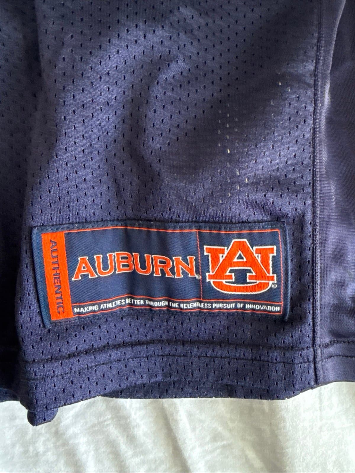 Men’s Under Armour Auburn Tigers #2 Football NCAA Jersey Sz 2XL - Blue RARE - Thumbnail 3